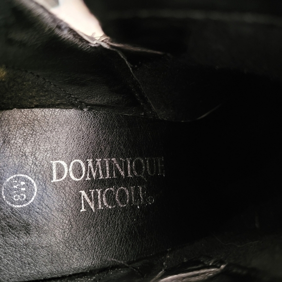 Dominique Nicole Black Booties Sz 8W - Picture 10 of 11